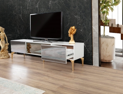 FLAMINGO ŞÖMİNELİ TV ÜNİTESİ (ELEKTRİKLİ)-1