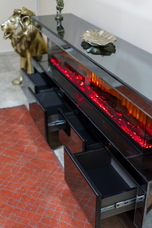 LEON ŞÖMİNELİ KONSOL