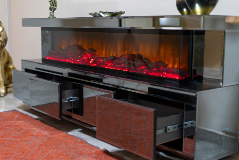 LEON ŞÖMİNELİ KONSOL