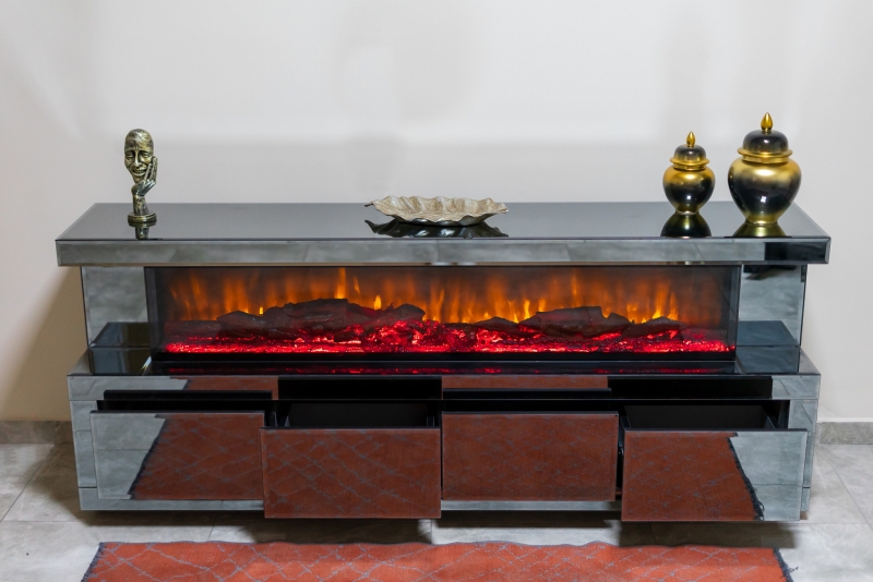 LEON ŞÖMİNELİ KONSOL